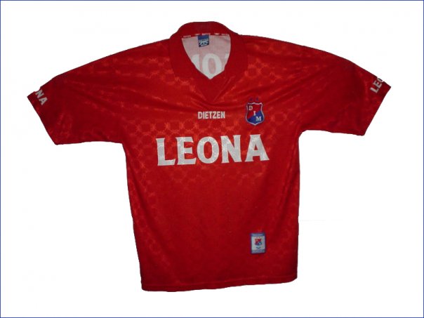 maillots independiente medellín domicile 1998 rétro