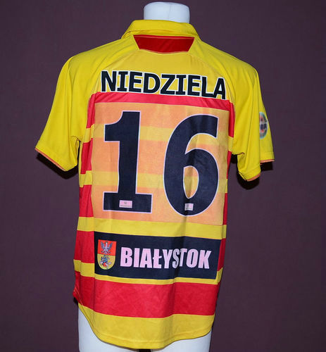 maillots jagiellonia białystok domicile 2009-2010 rétro