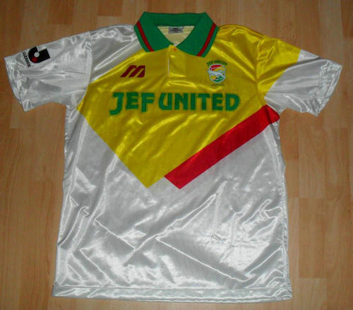 maillots jef united ichihara chiba exterieur 1995-1996 rétro