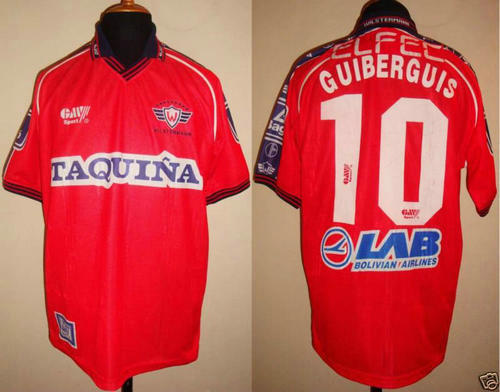 maillots jorge wilstermann domicile 2001 pas cher