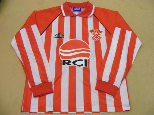 maillots kettering town domicile 1995-1996 pas cher