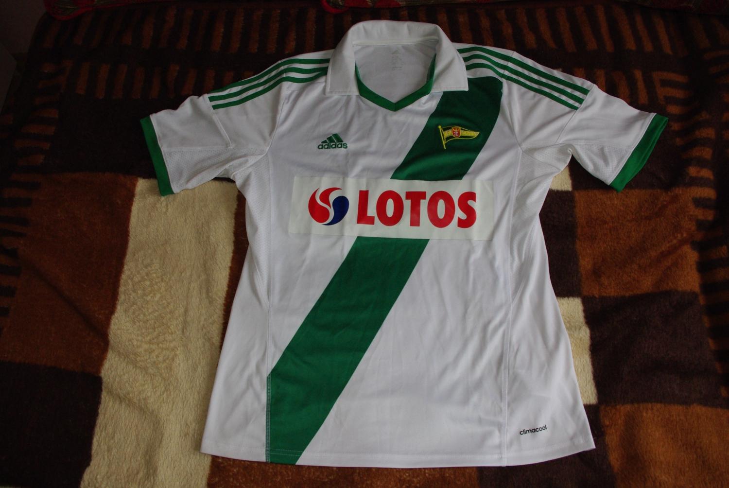 maillots lechia gdańsk domicile 2013-2014 rétro