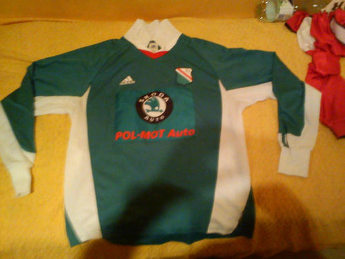 maillots legia varsovie domicile 2001-2002 rétro