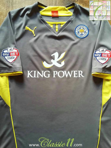 maillots leicester city exterieur 2013-2014 rétro