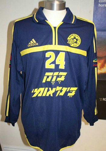 maillots maccabi tel-aviv exterieur 2000-2001 pas cher