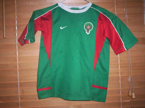 maillots maroc domicile 2002 pas cher