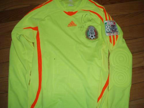 maillots mexique gardien 2008 rétro