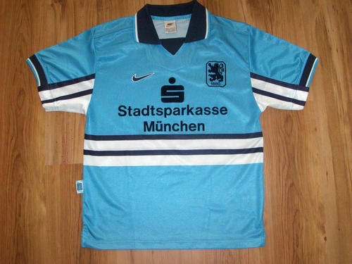 maillots munich 1860 particulier 1996-1997 rétro