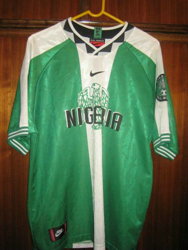 maillots nigeria domicile 1996-1998 rétro