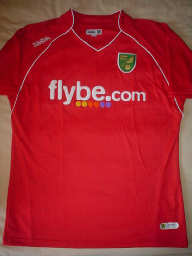 maillots norwich city exterieur 2007-2008 rétro
