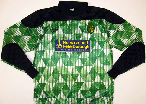 maillots norwich city gardien 1992-1994 rétro