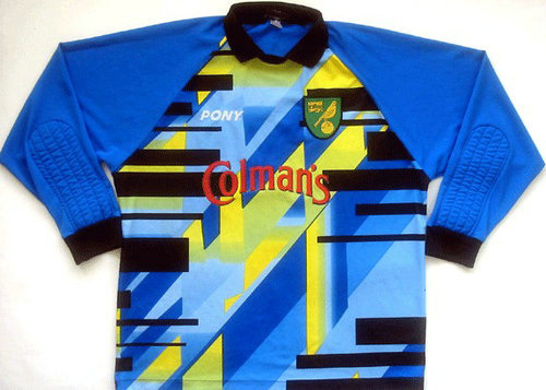 maillots norwich city gardien 1997-1999 rétro