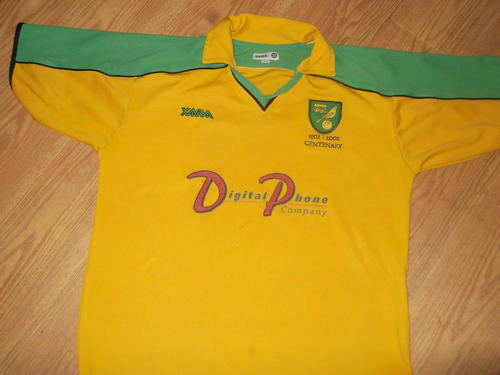 maillots norwich city particulier 2001-2003 rétro