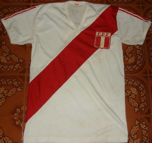 maillots pérou domicile 1970 pas cher