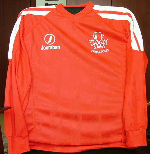 maillots pirouzi téhéran domicile 2001-2002 rétro