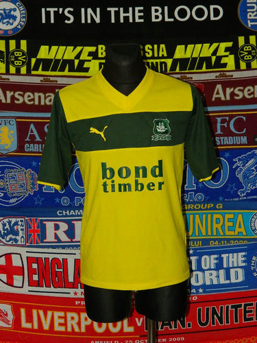 maillots plymouth argyle fc exterieur 2012-2013 rétro