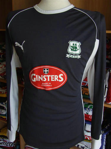 maillots plymouth argyle fc gardien 2006-2007 rétro