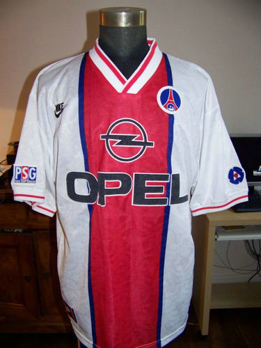 maillots psg exterieur 1995-1996 rétro