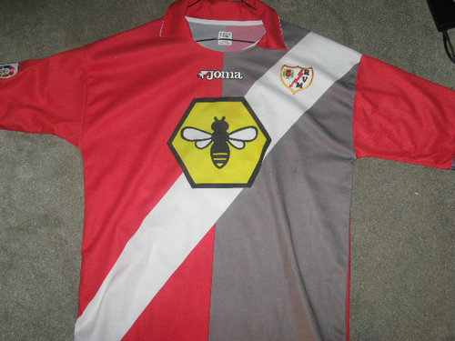 maillots rayo vallecano exterieur 2001-2002 rétro