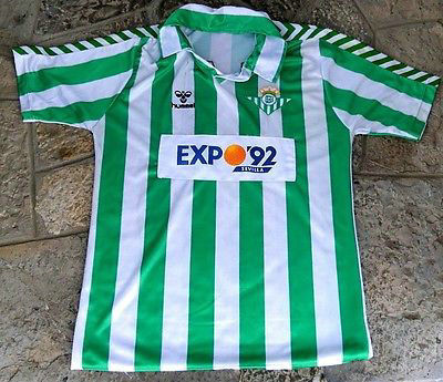 maillots real betis domicile 1988-1990 rétro