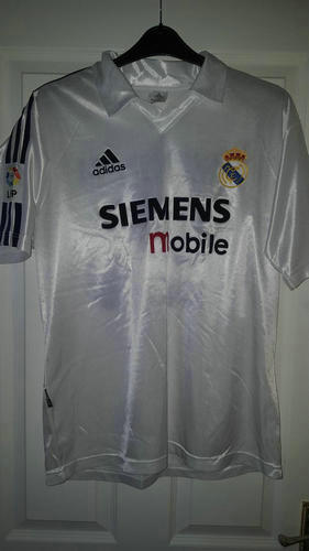 maillots real madrid domicile 2002-2003 rétro