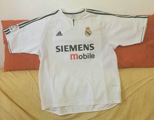 maillots real madrid domicile 2003-2004 rétro