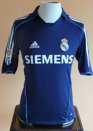 maillots real madrid exterieur 2005-2006 rétro