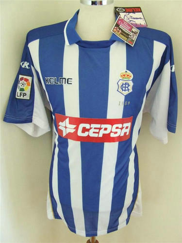 maillots recreativo de huelva domicile 2001-2002 rétro