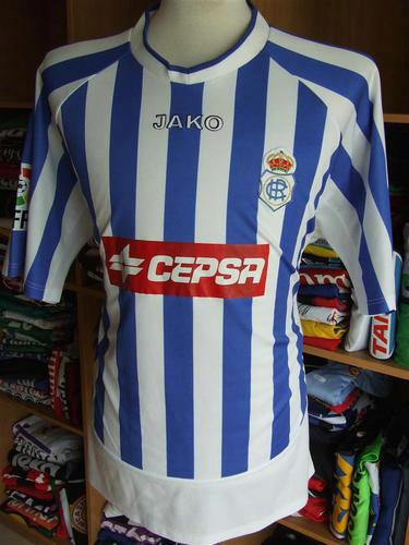 maillots recreativo de huelva domicile 2004-2005 rétro