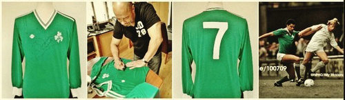 maillots république d'irlande domicile 1985 rétro