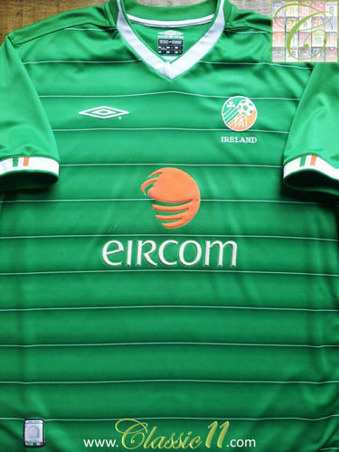 maillots république d'irlande domicile 2003-2004 rétro