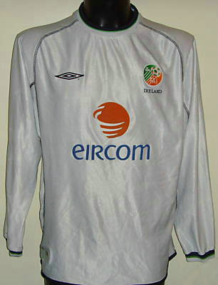 maillots république d'irlande exterieur 2001-2002 rétro