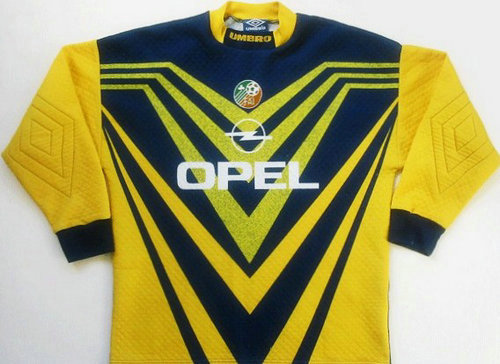 maillots république d'irlande gardien 1996-1997 rétro