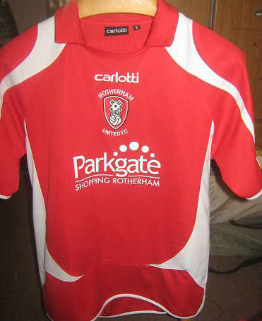 maillots rotherham united fc domicile 2008-2010 pas cher