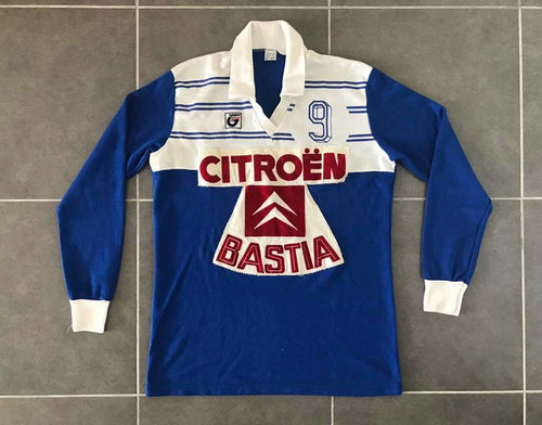 maillots sc bastia domicile 1986-1987 pas cher