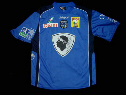 maillots sc bastia domicile 2004-2005 pas cher