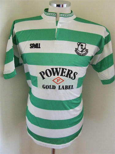 maillots shamrock rovers domicile 1990-1991 rétro