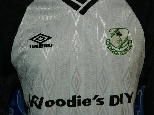 maillots shamrock rovers exterieur 1999-2000 rétro maillots shamrock rovers exterieur 1999-2000 rétro