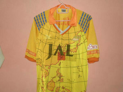 maillots shimizu s-pulse domicile 1990-1999 rétro