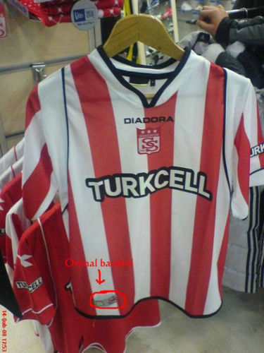 maillots sivasspor domicile 2007-2008 pas cher