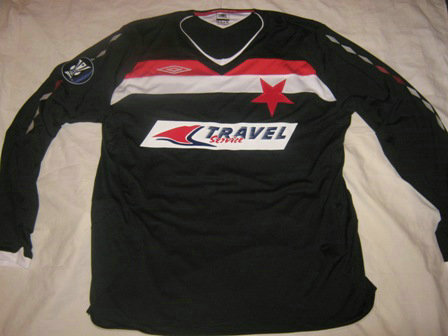 maillots slavia prague réplique 2008-2009 rétro