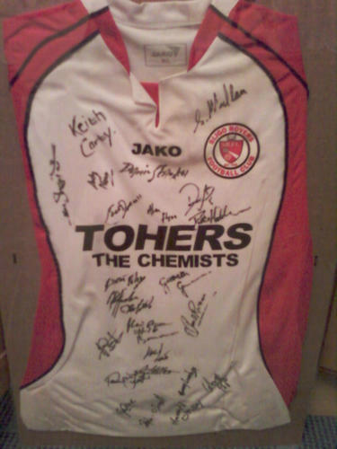 maillots sligo rovers domicile 2004 rétro