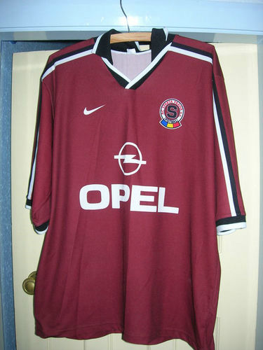 maillots sparta prague domicile 1998-2000 rétro