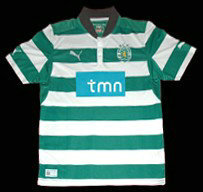 maillots sporting cp particulier 2012-2013 rétro