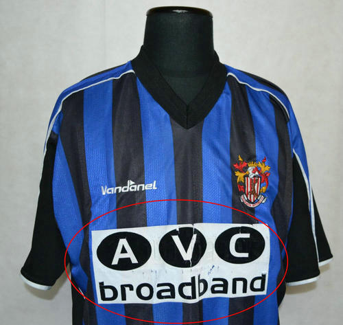 maillots stevenage fc exterieur 2003-2004 pas cher