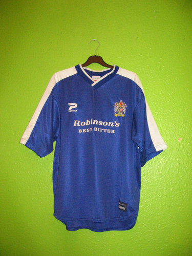 maillots stockport county fc domicile 2001-2002 rétro