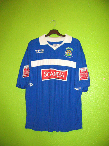 maillots stockport county fc domicile 2006-2007 rétro