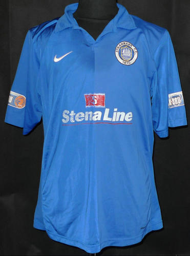 maillots stranraer fc domicile 2006-2008 rétro