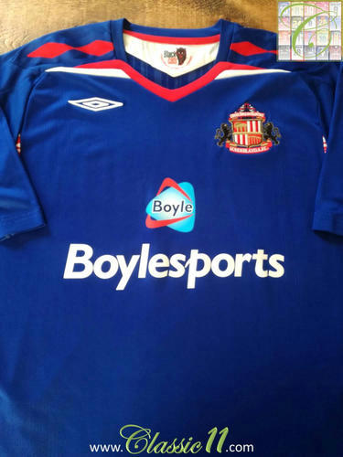 maillots sunderland afc third 2007-2008 rétro