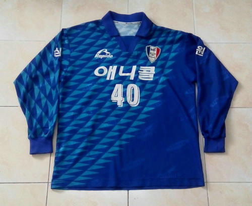 maillots suwon samsung bluewings domicile 1998-1999 rétro